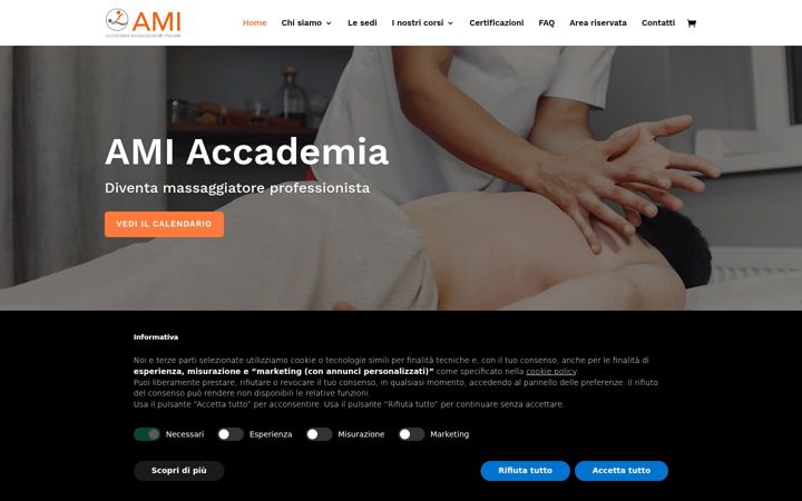 Ekraanipilt saidist amiaccademia.it
