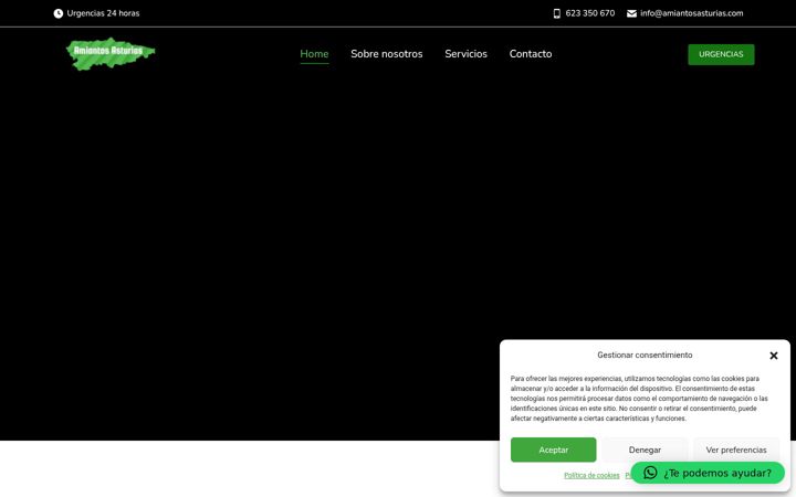 Screenshot of amiantosasturias.com