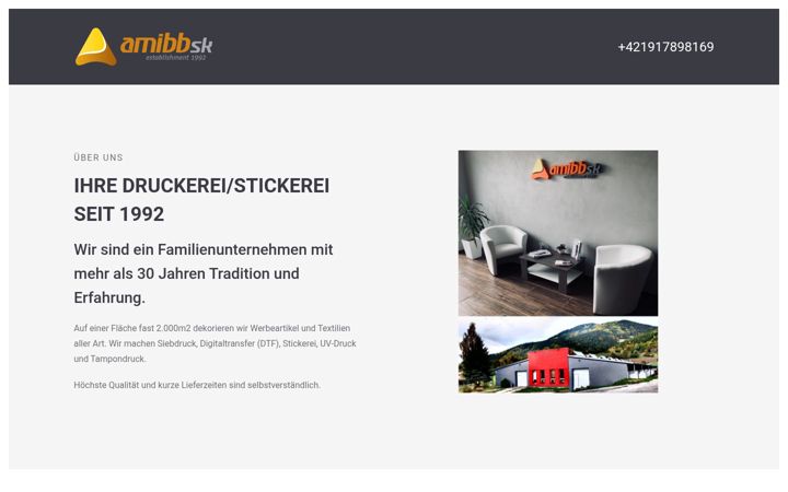 Screenshot of amibb.sk