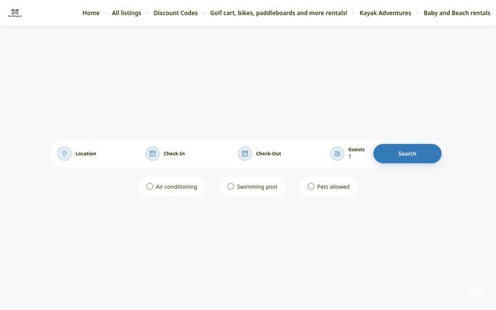 Képernyőkép: amibeachhouserentals.com
