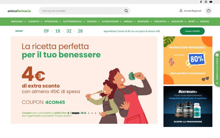 Screenshot van amicafarmacia.com