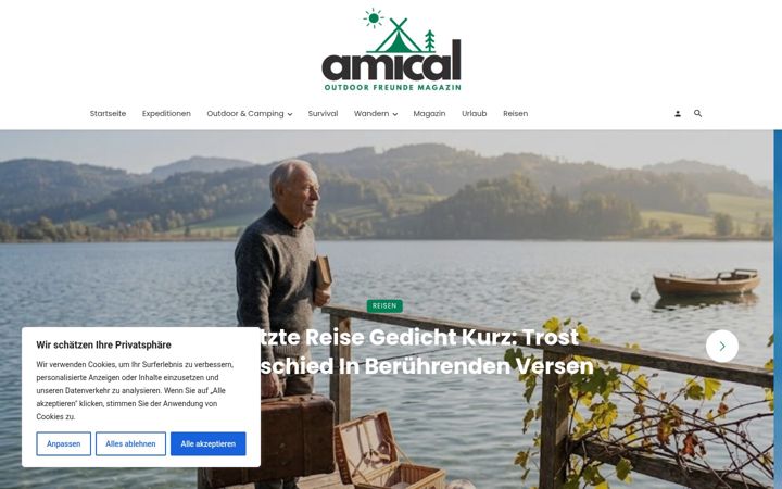 Screenshot of amical.de