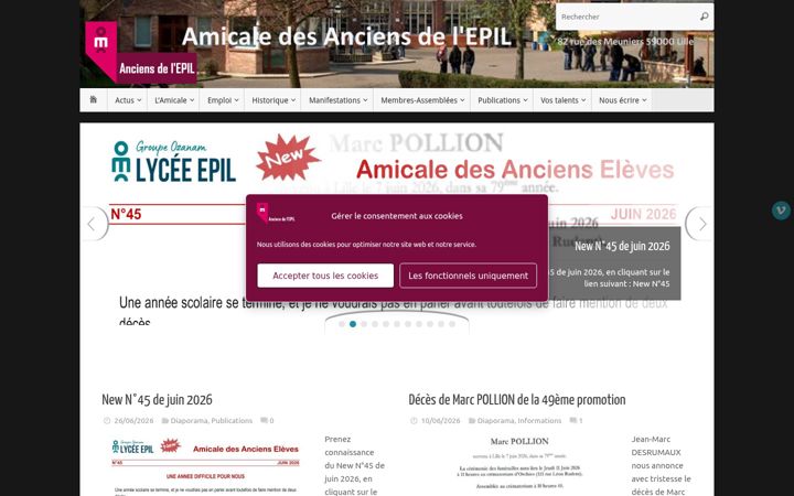 Screenshot of amicale-anciens-epil.fr