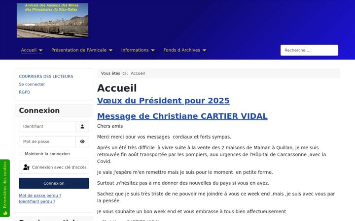 Snimka zaslona za amicale-des-mines.com