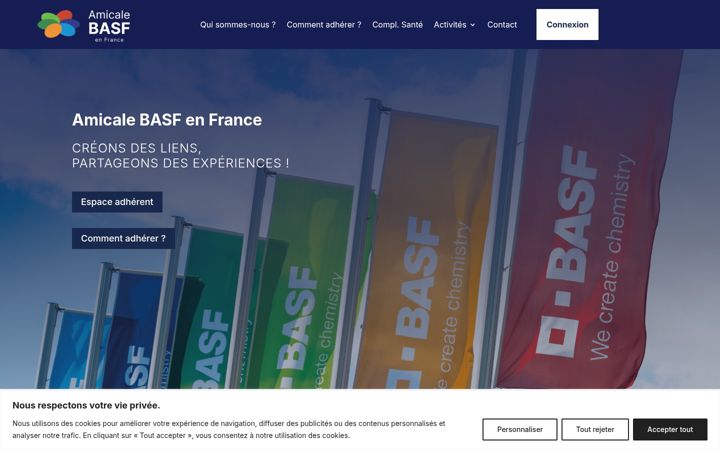 Screenshot of amicalebfrance.fr