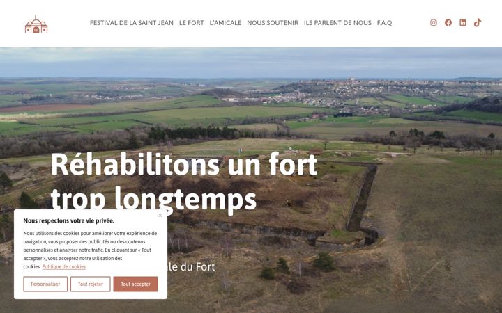 Screenshot of amicaledufort52.fr