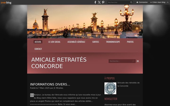 Screenshot of amicaleretraitesconcorde.com