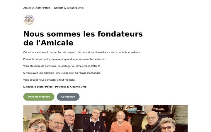 Screenshot of amicalestomipotes.fr