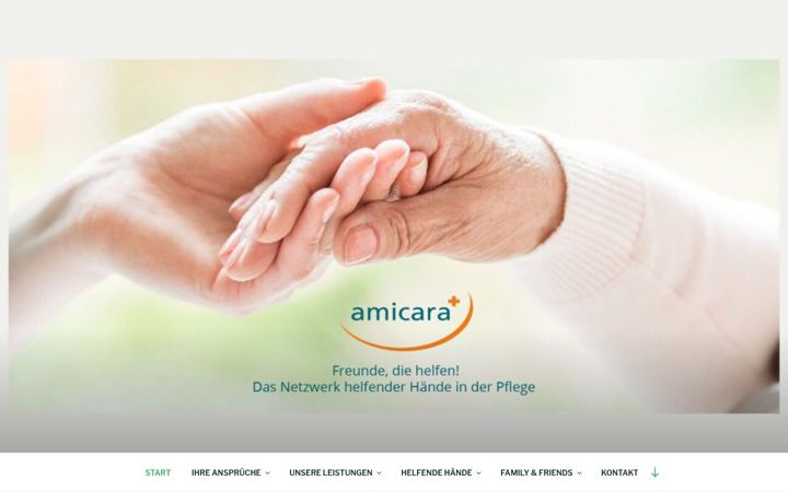 Screenshot of amicara.de
