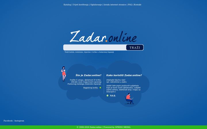 Screenshot of amicatrgovina.hr