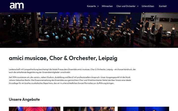 Screenshot of amici-musicae.de