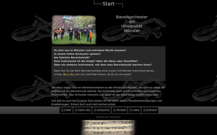 Screenshot of amici-musici.de