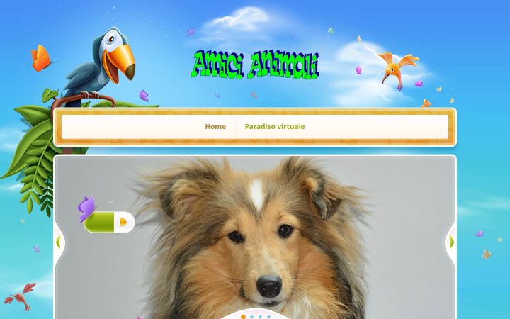 Screenshot of amicianimali.it