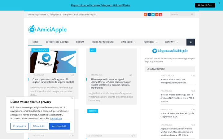 Screenshot of amiciapple.it