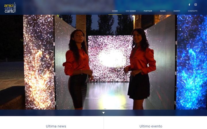 Screenshot of amicicittadicantu.com