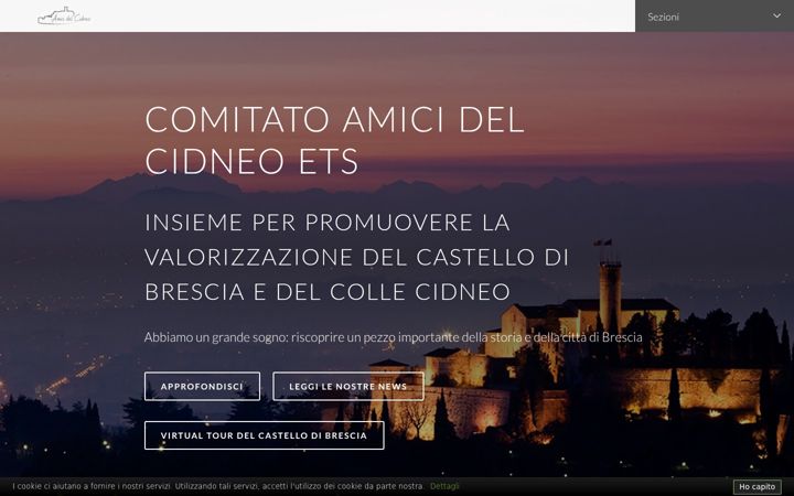 Screenshot of amicidelcidneo.it