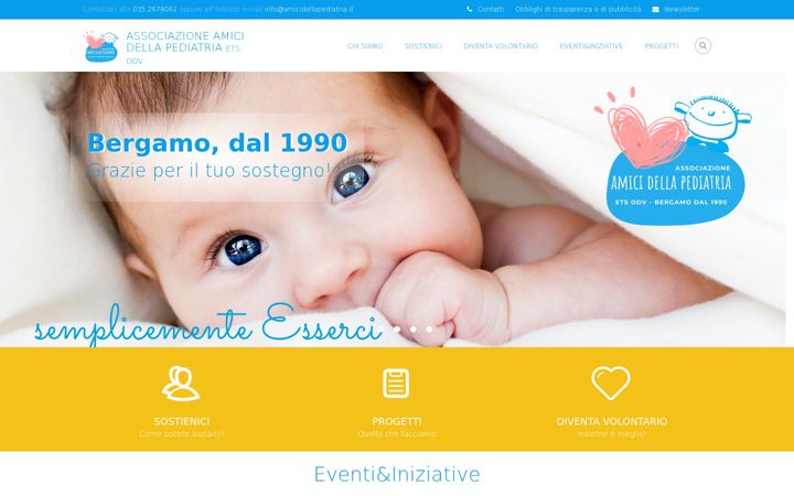 Screenshot of amicidellapediatria.it