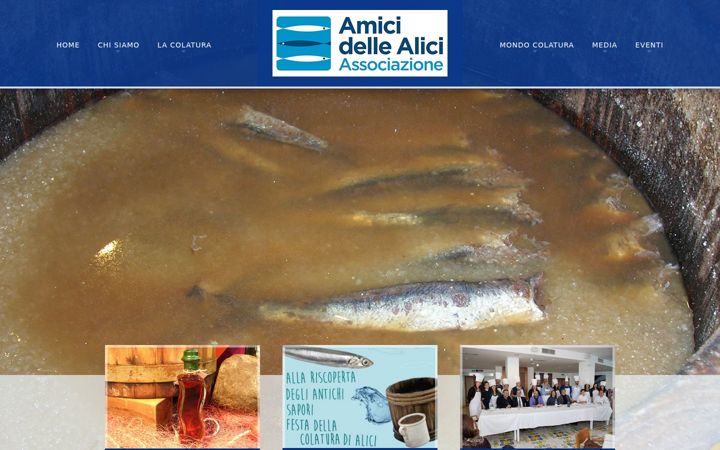 Screenshot of amicidellealici.it