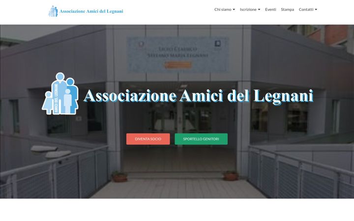 Screenshot of amicidellegnani.it