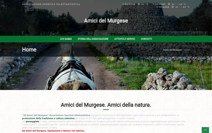 Screenshot of amicidelmurgese.it