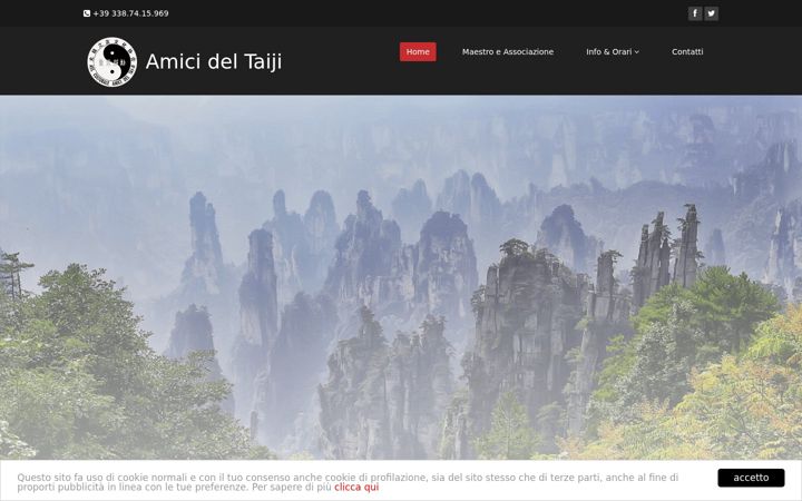 Screenshot of amicideltaiji.it