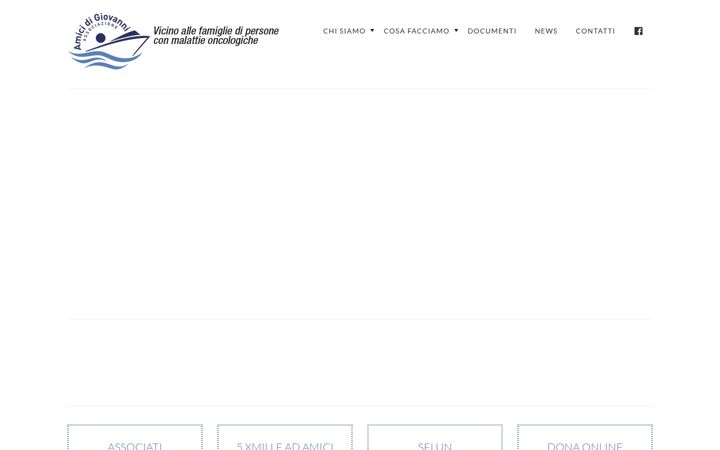 Screenshot of amicidigiovanni.com