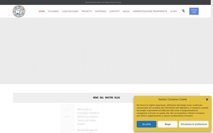 Screenshot of amicidipadremonti.it