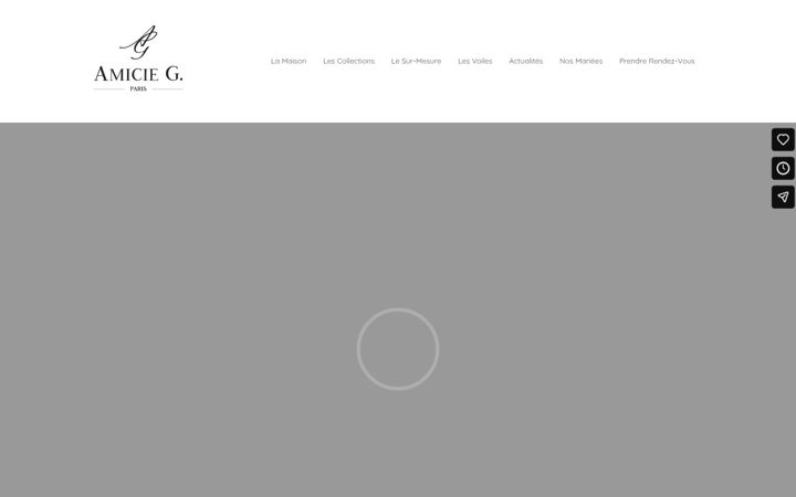 Screenshot of amicie-g.com