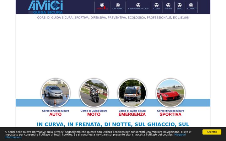Screenshot of amiciguidasicura.it