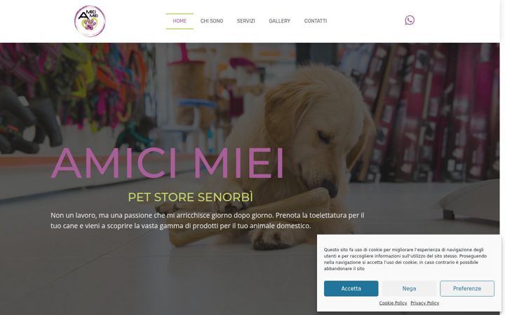 Screenshot of amicimieitoelettatura.it
