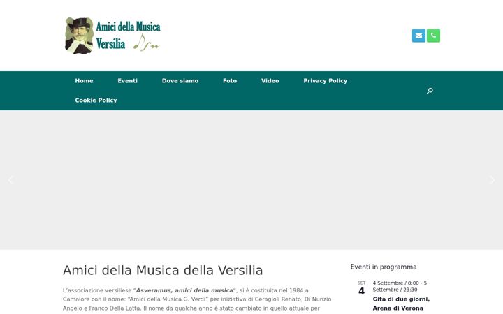 Kuvakaappaus sivustosta amicimusicaversilia.it
