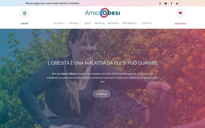Kuvakaappaus sivustosta amiciobesi.it