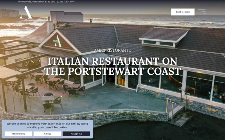Screenshot of amiciportstewart.co.uk