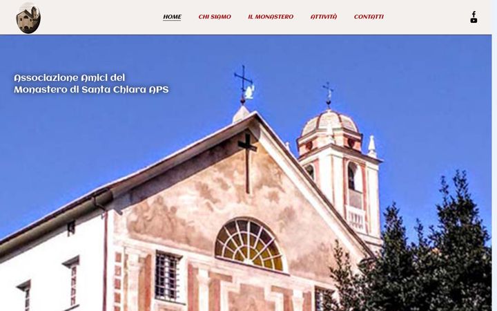 Screenshot of amicisantachiara.it