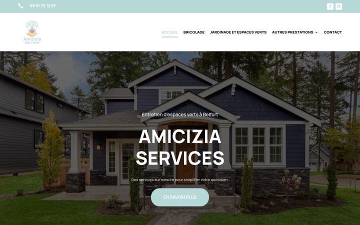 Snímek obrazovky amiciziaservices.fr