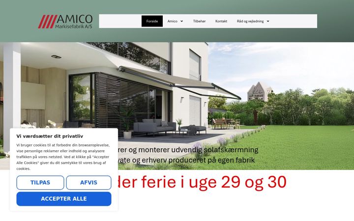 Screenshot stránky amico.dk