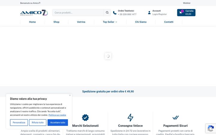 Screenshot of amico7.it