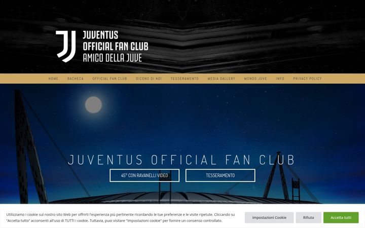 Screenshot of amicodellajuve.com