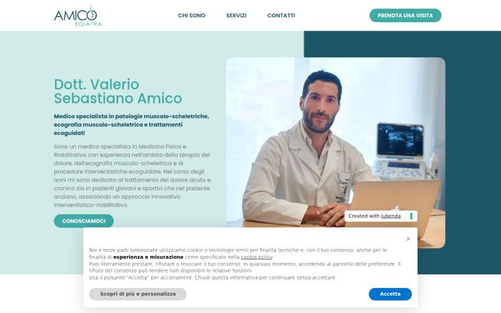 Screenshot of amicofisiatra.it