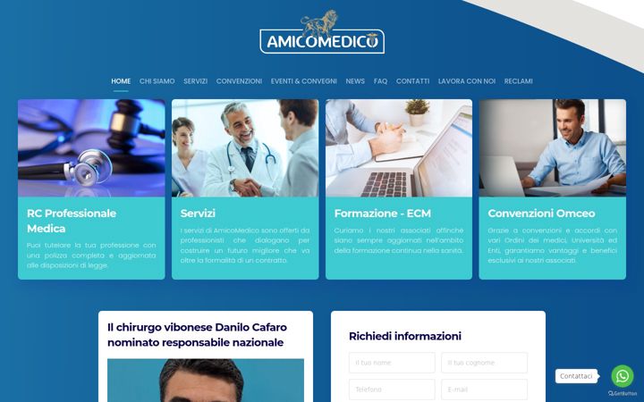 Zrzut ekranu amicomedico.org