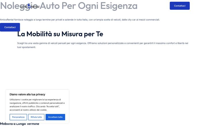 Screenshot of amicorental.it