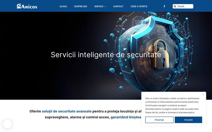 Screenshot of amicos.ro