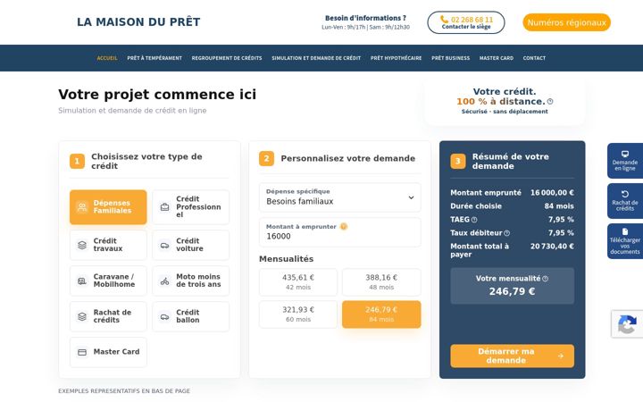 Screenshot of amicredit.be
