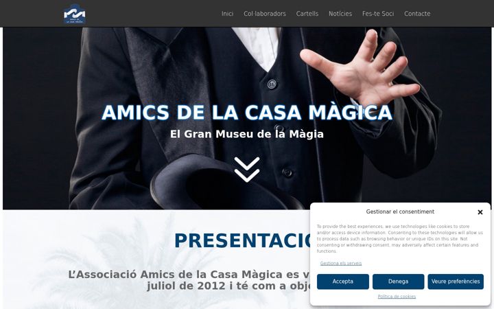 Zrzut ekranu amicscasamagica.org