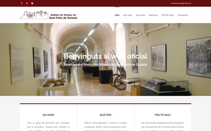 Screenshot of amicsmuseu.cat