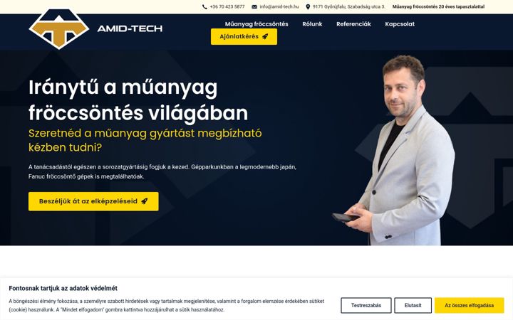Screenshot of amid-tech.hu