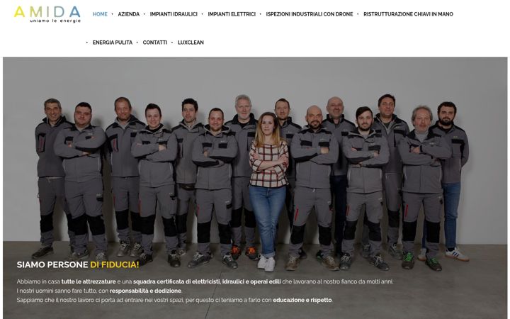 Screenshot of amidasrl.com