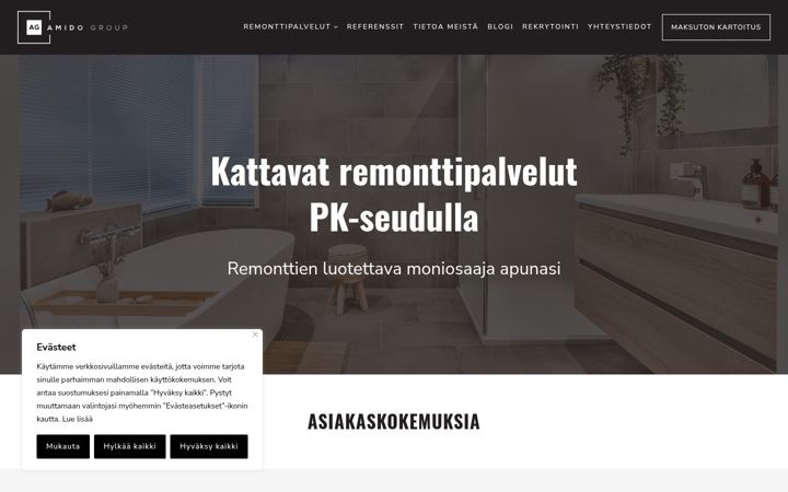 Screenshot of amido.fi