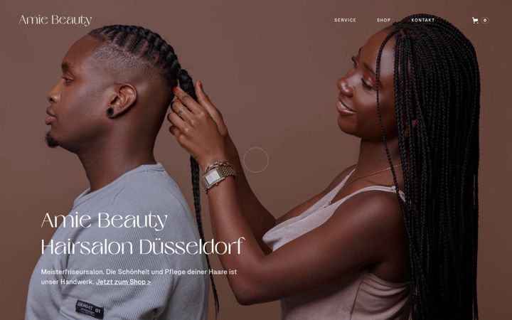 Screenshot of amie-beauty.com