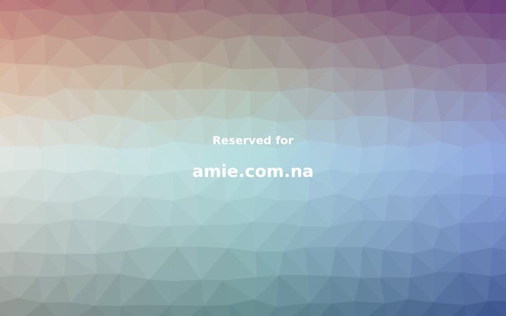 Screenshot of amie.com.na